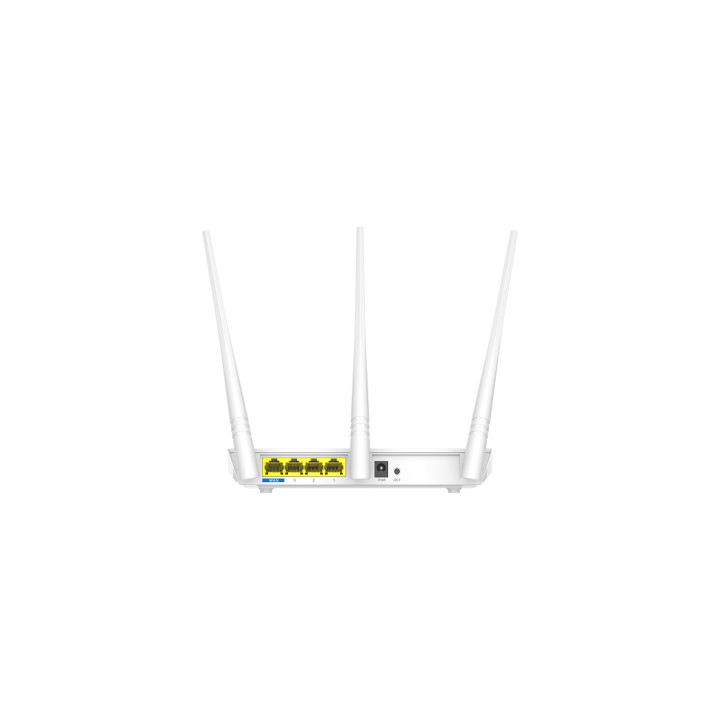 Рутер Tenda F3, 2.4GHz 300Mbps, 3x LAN портове, 3 външни антени - 6932849427141 - 2