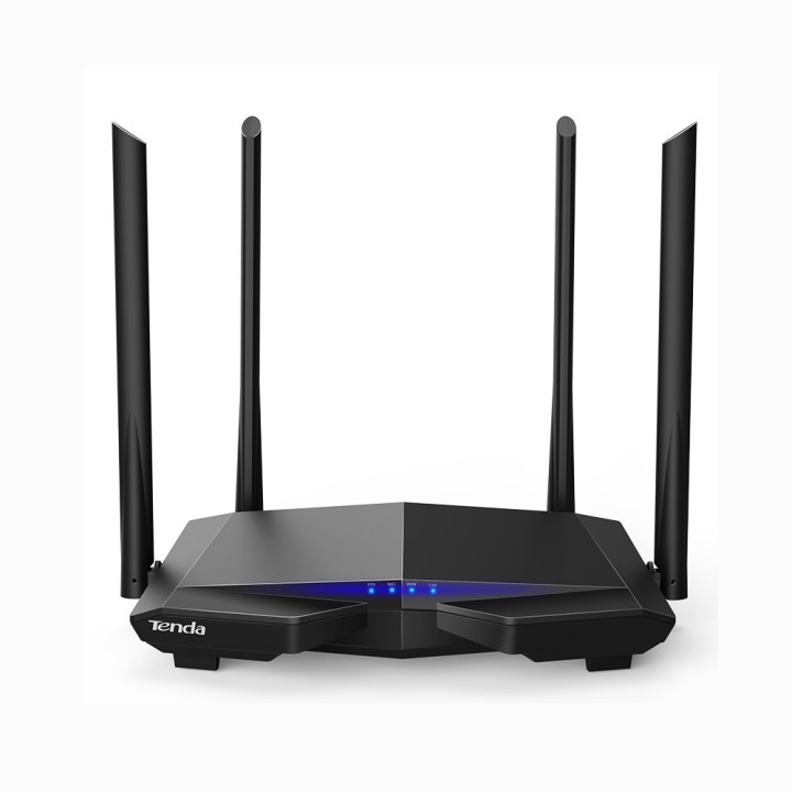 Рутер TENDA AC6 V5.0, двойна честота 2.4GHz/5GHz 867Mbps, 1 WAN + 3 LAN портове, AC1200 - 6932849427349 - 1