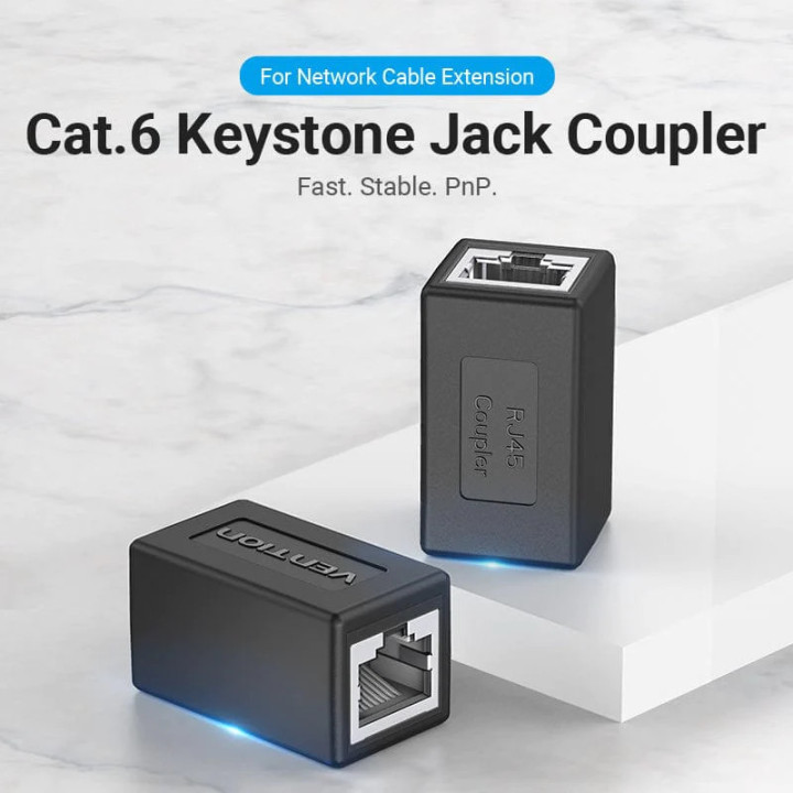 Съединител Vention Keystone Jack Coupler Cat.6 FTP - IPVB0