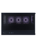 Кутия 1stPlayer MEGAVIEW MV8 Black, ATX/mATX/Mini-ITX, Middle Tower, 7x120mm A-RGB вентилатора, Tempered Glass, Черна - MV8-TP-B