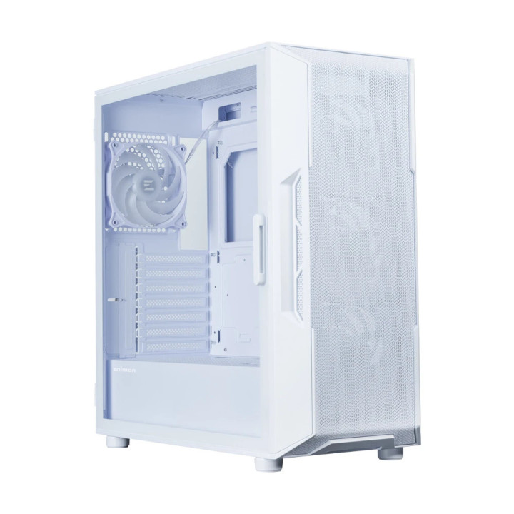 Кутия Zalman I3 NEO V2 White, ATX/mATX/Mini-ITX, Middle Tower, Tempered Glass, RGB (4 вентилатора), Mesh - I3-NEO-V2 - 6
