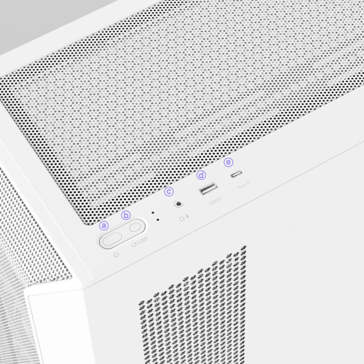 Кутия Zalman I3 NEO V2 White, ATX/mATX/Mini-ITX, Middle Tower, Tempered Glass, RGB (4 вентилатора), Mesh - I3-NEO-V2 - 13