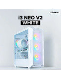 Кутия Zalman I3 NEO V2 White, ATX/mATX/Mini-ITX, Middle Tower, Tempered Glass, RGB (4 вентилатора), Mesh - I3-NEO-V2 - 14
