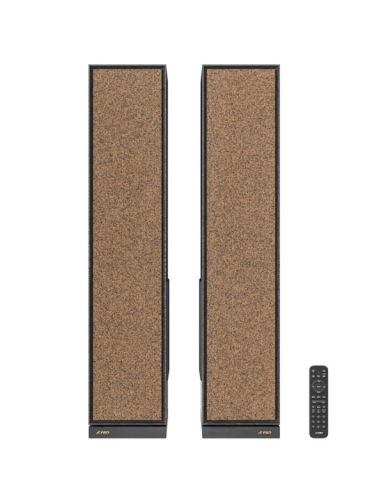 Колонки FENDA T-68X, 2.0 система, 140W RMS (70W x2), 1" Tweeter + 4" Mid + 8" Sub, BT 5.3/Optical/Coaxial/AUX/USB, Karaoke, LED 