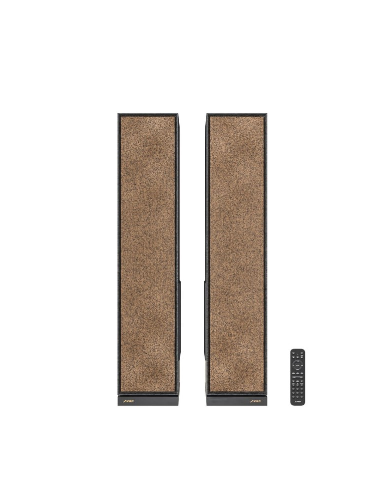 Колонки FENDA T-68X, 2.0 система, 140W RMS (70W x2), 1" Tweeter + 4" Mid + 8" Sub, BT 5.3/Optical/Coaxial/AUX/USB, Karaoke, LED 