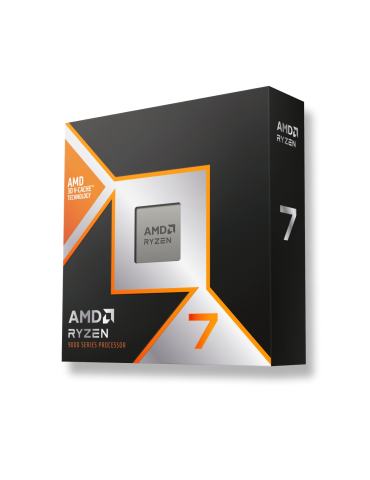 Процесор AMD Ryzen 7 9850X3D, 8 ядра, 16 нишки, 4.7GHz база, 5.6GHz boost, 96MB кеш, AM5, DDR5, 120W - 100-100001973WOF - 1