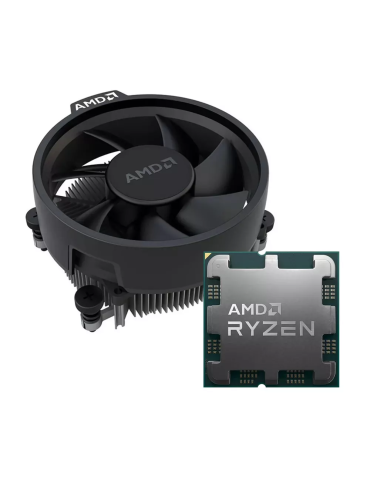 Процесор AMD Ryzen 7 8700F, 8 ядра, 16 нишки, 4.1 GHz базова честота, 5 GHz boost, 16MB L3 кеш, AM5 сокет, DDR5, 65W TDP - 100-1