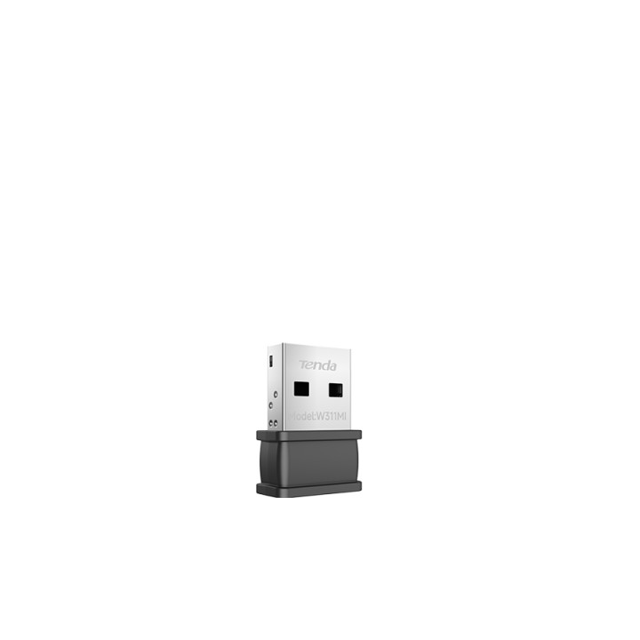USB адаптер TENDA W311MI, 2.4GHz 150Mbps, IEEE 802.11n/ax, USB 2.0 - 1