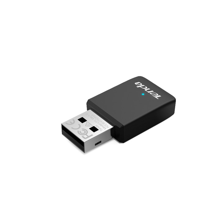 USB адаптер TENDA U11 AX900, 2.4GHz/5GHz, 286Mbps/600Mbps, външна антена - 3