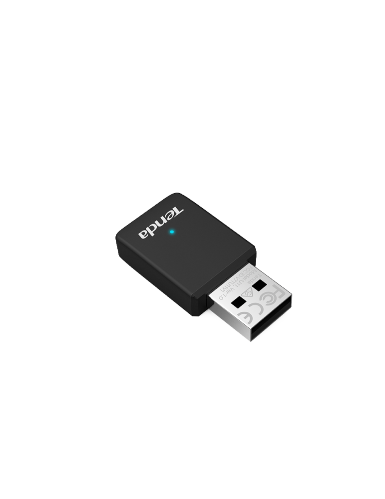 USB адаптер TENDA U11 AX900, 2.4GHz/5GHz, 286Mbps/600Mbps, външна антена - 4