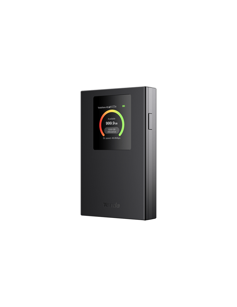 Мобилен рутер TENDA 4G185, 4G LTE, 1.44" цветен дисплей, USB-C, Nano SIM - 1
