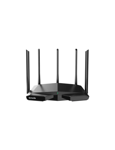 Рутер Tenda TX27 Pro, WiFi 6E, 6665Mbps (2.4GHz 861Mbps + 5GHz 2402Mbps + 6GHz 2402Mbps), 4x Gigabit портове - 1