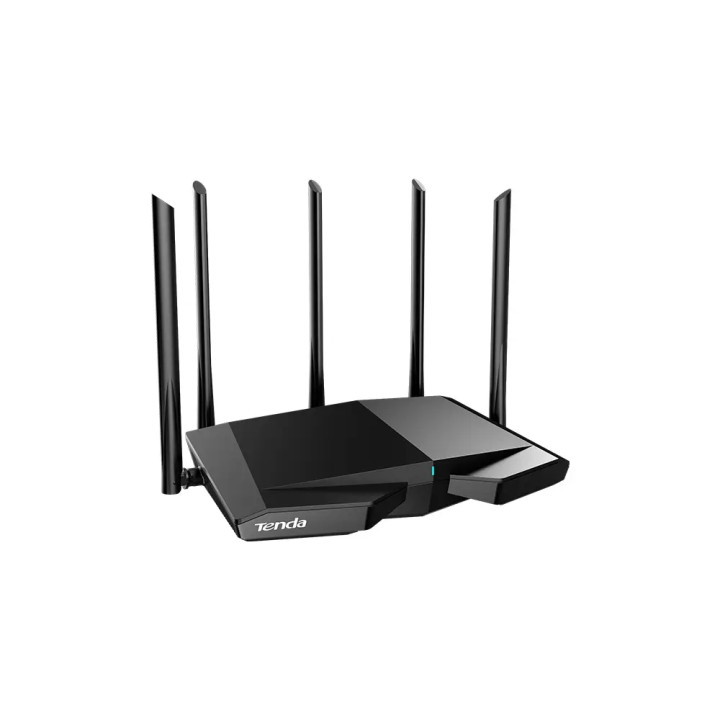 Рутер Tenda TX27 Pro, WiFi 6E, 6665Mbps (2.4GHz 861Mbps + 5GHz 2402Mbps + 6GHz 2402Mbps), 4x Gigabit портове - 2