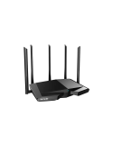 Рутер Tenda TX27 Pro, WiFi 6E, 6665Mbps (2.4GHz 861Mbps + 5GHz 2402Mbps + 6GHz 2402Mbps), 4x Gigabit портове - 2