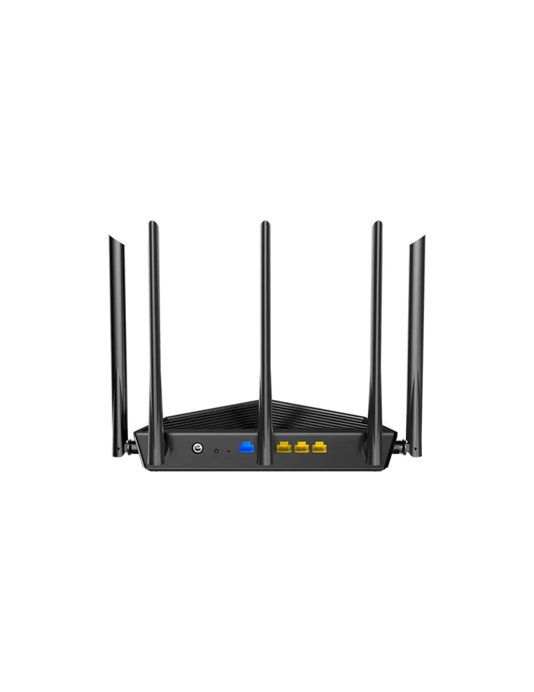 Рутер Tenda TX27 Pro, WiFi 6E, 6665Mbps (2.4GHz 861Mbps + 5GHz 2402Mbps + 6GHz 2402Mbps), 4x Gigabit портове - 3