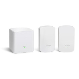 Mesh WiFi 6 рутер система Tenda MW5G 3-pack, Mesh WiFi 6, 2.4GHz 300Mbps + 5GHz 867Mbps, Gigabit портове, IEEE 802.11s - 1