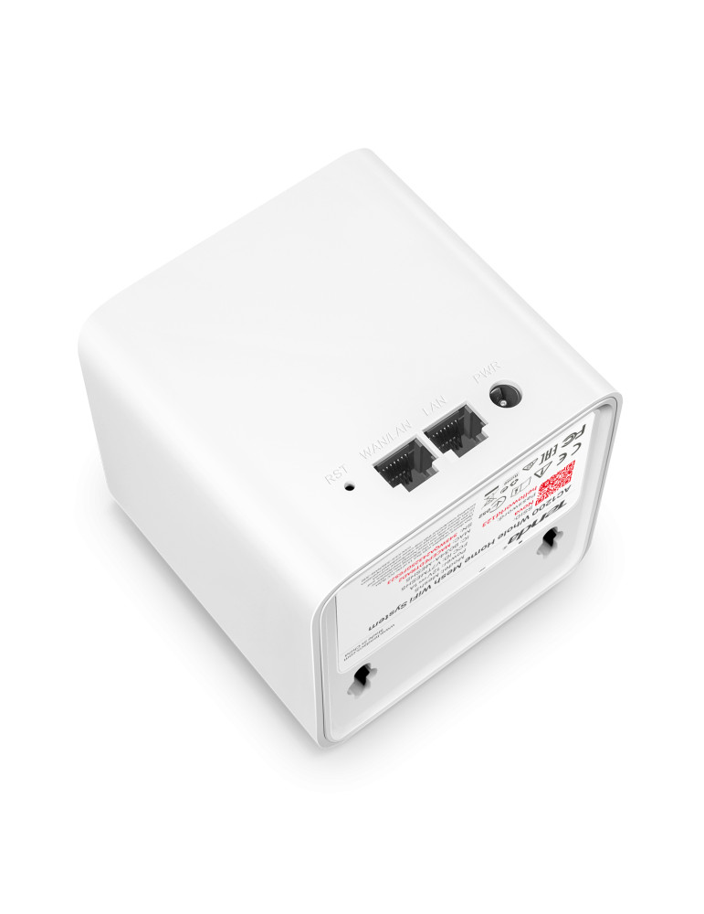 Mesh WiFi 6 рутер система Tenda MW5G 3-pack, Mesh WiFi 6, 2.4GHz 300Mbps + 5GHz 867Mbps, Gigabit портове, IEEE 802.11s - 2