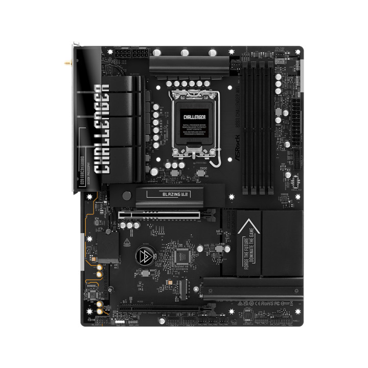 Дънна платка ASROCK B860 Challenger Wi-Fi, Socket 1851, 4x DDR5, PCIe 5.0, ATX - 4711581494190 - 2