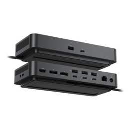 Докинг станция Dell Pro Thunderbolt 4 Smart Dock SD25TB4, 4x4K 60Hz, 2x DP1.4, 1x HDMI 2.1, 2x Thunderbolt 4, 4x USB-A, 2x USB-C