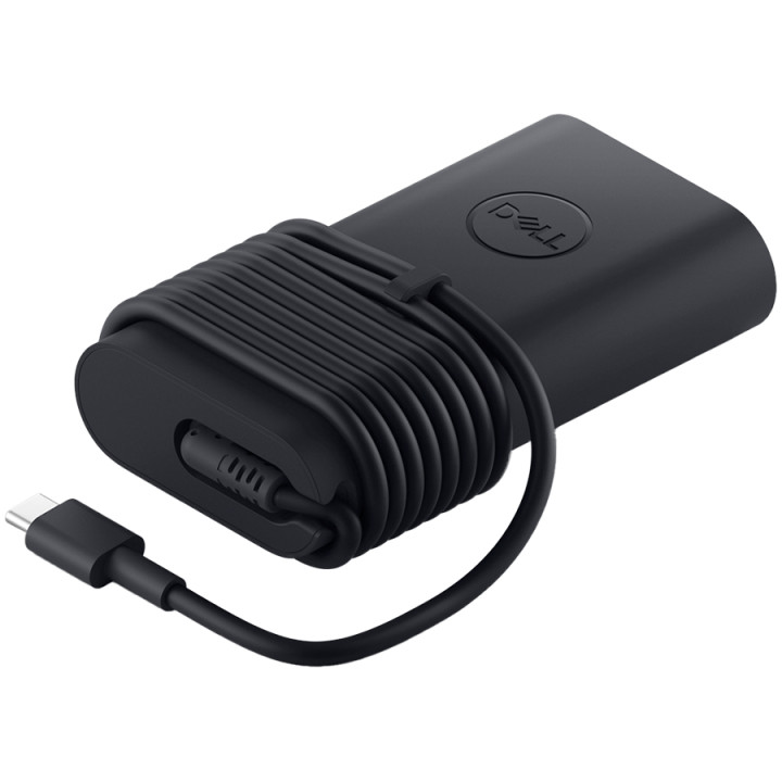 Захранващ адаптер Dell 100W USB-C GaN, AC 100-240V 50/60Hz, европейски кабел - 492-BDPQ - 1