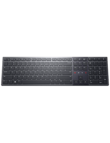 Bluetooth клавиатура Dell Premier Collaboration KB900, Безжична Bluetooth/RF, US International QWERTY, Подсветка, Num Keypad, До