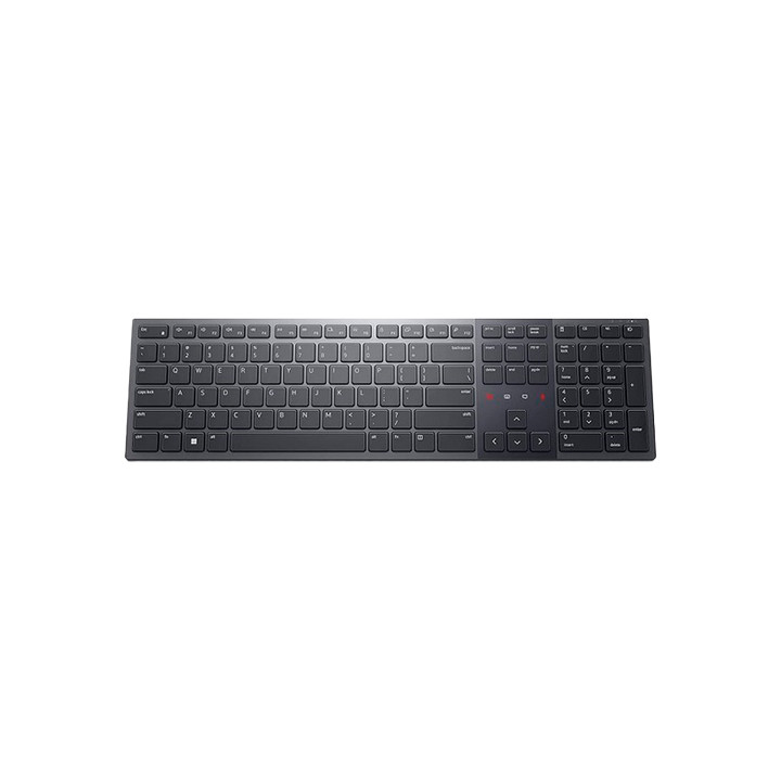 Bluetooth клавиатура Dell Premier Collaboration KB900, Безжична Bluetooth/RF, US International QWERTY, Подсветка, Num Keypad, До