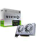 Видео карта MSI NVIDIA GeForce RTX 5060 VENTUS 2X WHITE, 8GB GDDR7, 128-bit, 2512MHz, PCIe 5.0, 3xDP 2.1b, HDMI 2.1b - 471137734
