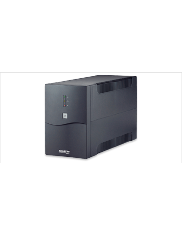 Токозахранващо устройство UPS REPOTEC RPT-5720DU, 2000VA/1200W, Line-Interactive, Simulated Sine Wave, 4xSchuko + 2xIEC-320, USB