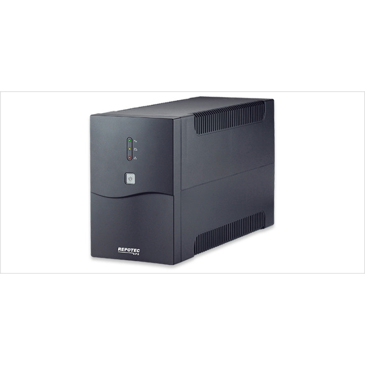 Токозахранващо устройство UPS REPOTEC RPT-5720DU, 2000VA/1200W, Line-Interactive, Simulated Sine Wave, 4xSchuko + 2xIEC-320, USB