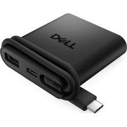 USB-C хъб Dell Pro 4-in-1 DA225 -470-BFBN - 1