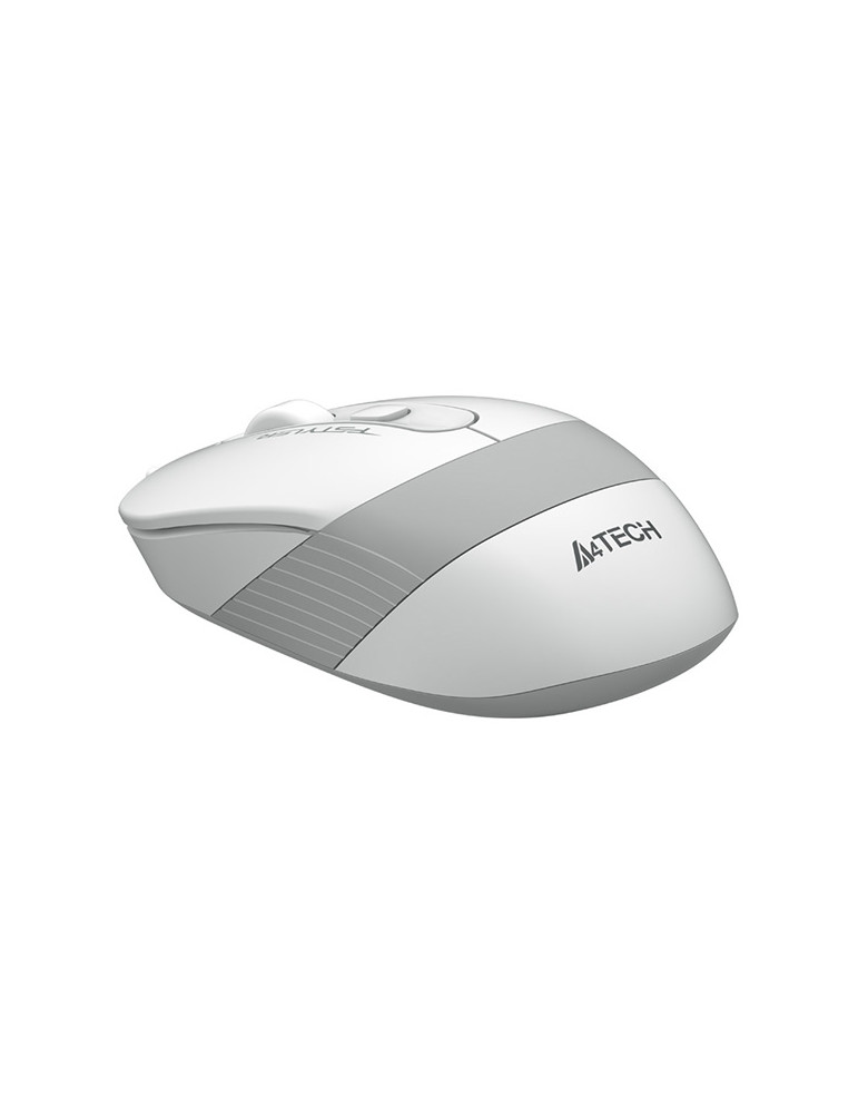 Мишка A4TECH FM10, USB, Оптичен сензор, 1600 DPI, 4 бутона, Бяла - FM10 WHITE - 5