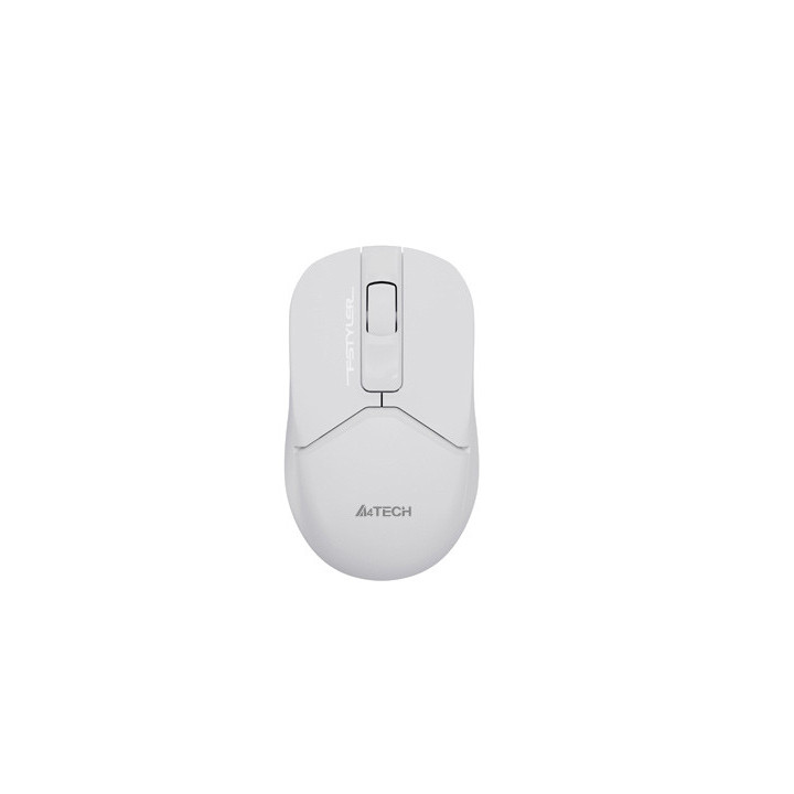 Безжична мишка A4TECH FG12, Безжична 2.4GHz, Оптична 1200DPI, 3 бутона, Бяла - FG12 WHITE - 1