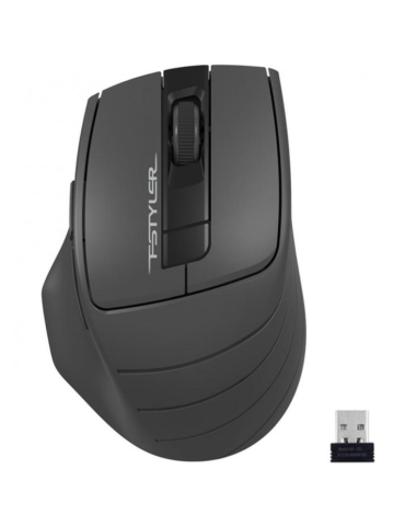 Bluetooth мишка A4TECH FG30, Optical 2000 DPI, 6 бутона, USB/BT 2.4G - A4-MOUSE-FG30-GREY - 1