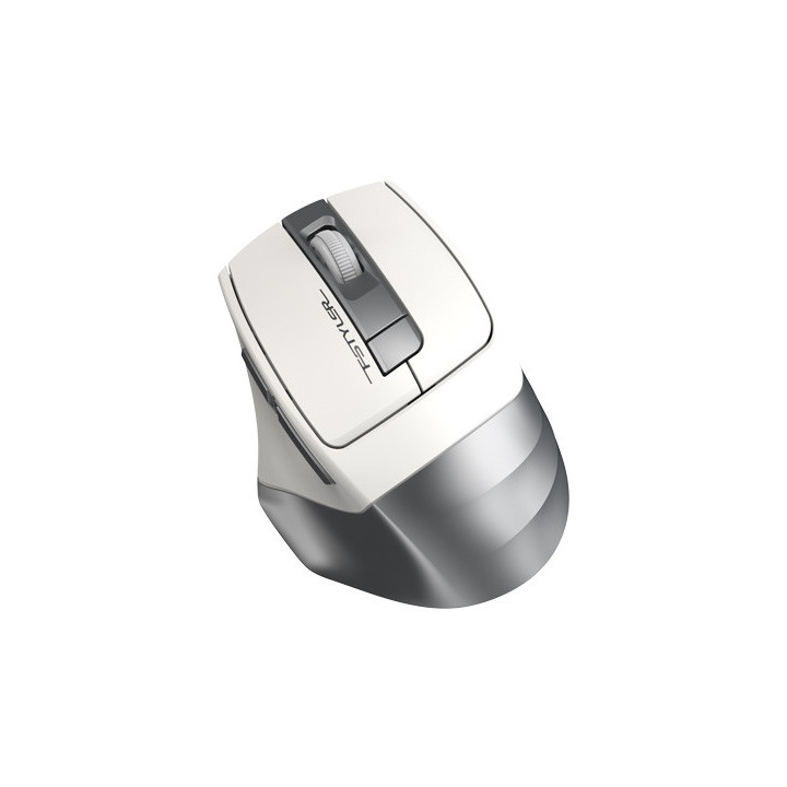 Безжична мишка A4TECH FG35 FSTYLER, Безжична 2.4GHz, Оптична, 1200/1600/2000 DPI, 6 бутона, Сребриста - A4-MOUSE-FG35-SILVER - 2