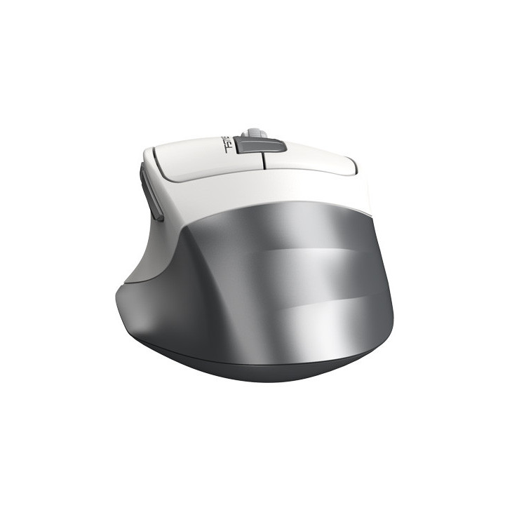Безжична мишка A4TECH FG35 FSTYLER, Безжична 2.4GHz, Оптична, 1200/1600/2000 DPI, 6 бутона, Сребриста - A4-MOUSE-FG35-SILVER - 4