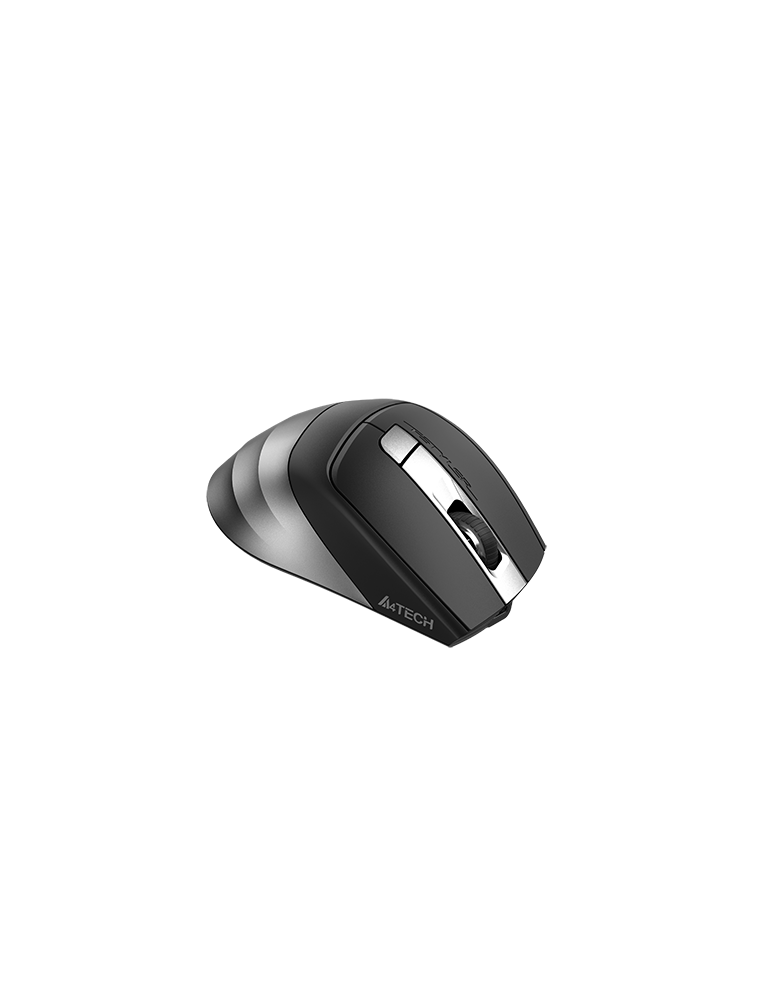 Bluetooth мишка A4TECH FB35C, 6 бутона, Оптичен сензор, Двурежимна (Bluetooth + 2.4G), 1200-1600-2000 DPI, Сива - FB35C GRAY - 3