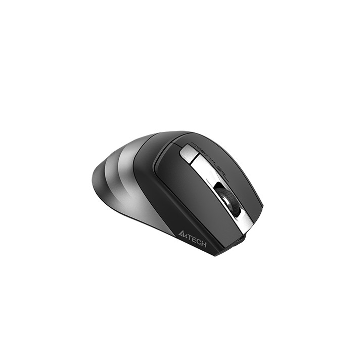Bluetooth мишка A4TECH FB35C, 6 бутона, Оптичен сензор, Двурежимна (Bluetooth + 2.4G), 1200-1600-2000 DPI, Сива - FB35C GRAY - 3