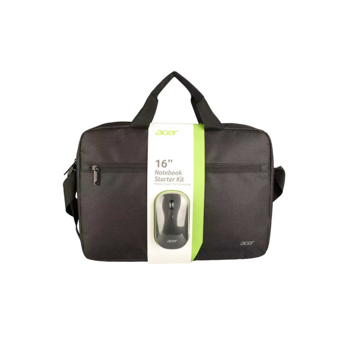 Чанта за лаптоп 15,6" с Bluetooth мишка Acer AMR 130, двойна безжична (RF 2.4GHz/Bluetooth 5.2), 1600 DPI, 4 бутона - GP.ACC11.0