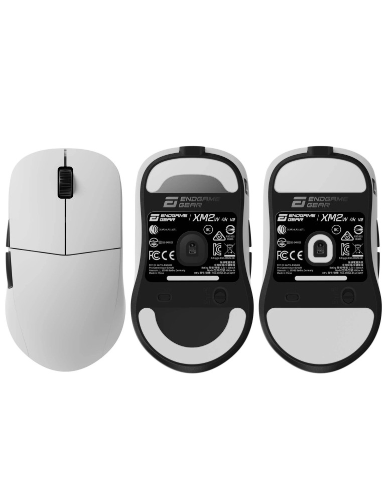 Безжична геймърска мишка Endgame Gear OP1 8K, Оптична, PixArt PAW3950, 30000 DPI, 4000Hz, Кailh GX - EGG-XM2W-4K-V2-WHT - 6