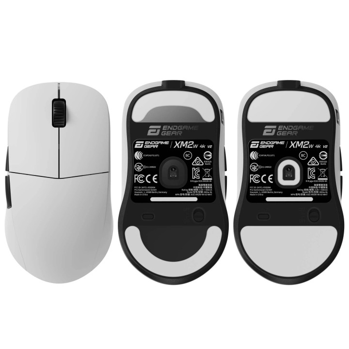 Безжична геймърска мишка Endgame Gear OP1 8K, Оптична, PixArt PAW3950, 30000 DPI, 4000Hz, Кailh GX - EGG-XM2W-4K-V2-WHT - 6