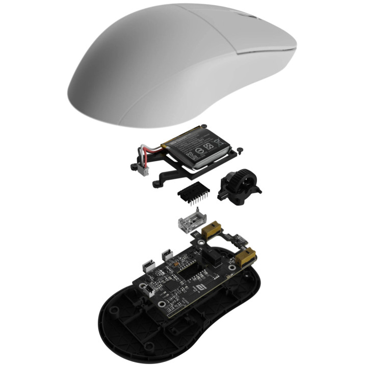 Безжична геймърска мишка Endgame Gear OP1 8K, Оптична, PixArt PAW3950, 30000 DPI, 4000Hz, Кailh GX - EGG-XM2W-4K-V2-WHT - 8
