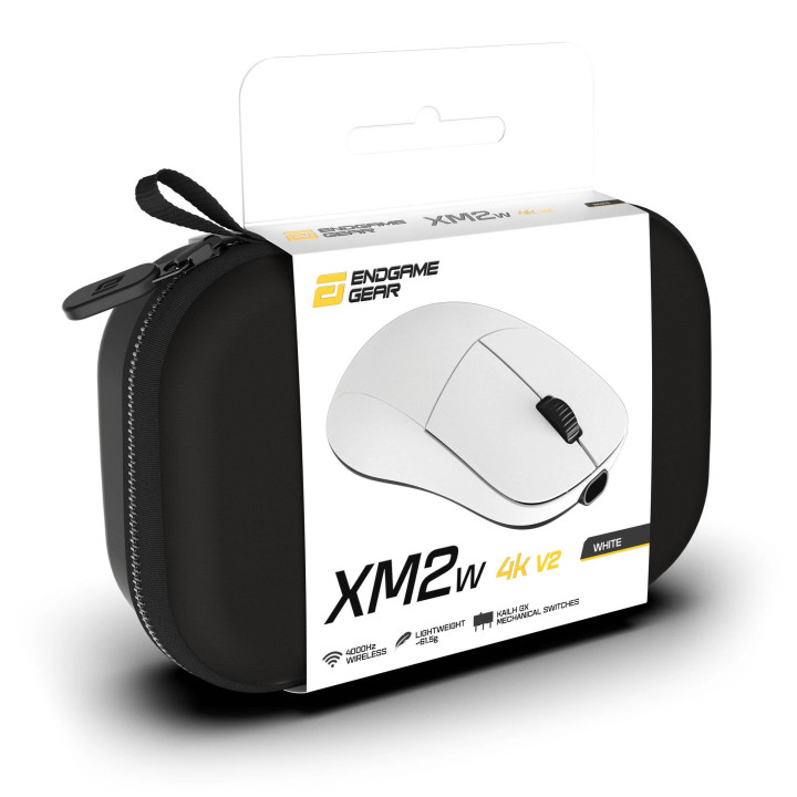 Безжична геймърска мишка Endgame Gear OP1 8K, Оптична, PixArt PAW3950, 30000 DPI, 4000Hz, Кailh GX - EGG-XM2W-4K-V2-WHT - 9