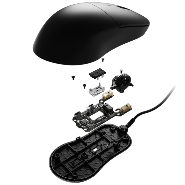 Професионална геймърска мишка Endgame Gear OP1 8K v2, Геймърска, Оптична, PAW3950, 30000 DPI, 8000Hz, 51.5g - EGG-XM2-8K-V2-BLK 