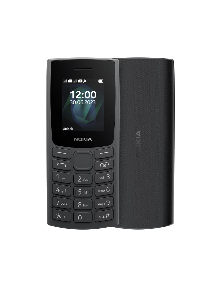 Телефон Nokia 105 DS, 1.8" QQVGA 120x160, Unisoc 6531E, 4MB RAM, 4MB, Li-Ion 1000mAh, Dual SIM - 1GF019CPA2L04 - 1