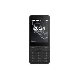 Телефон NOKIA 230 DS, 2.8" QVGA IPS, Unisoc 6531F, 2MP двойна камера, 16MB ROM/8MB RAM, 1450mAh, Dual SIM, черен - 286952920 - 1