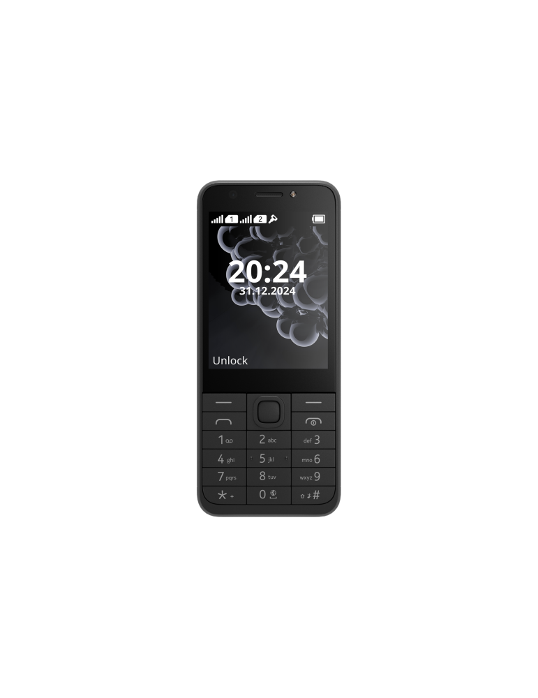 Телефон NOKIA 230 DS, 2.8" QVGA IPS, Unisoc 6531F, 2MP двойна камера, 16MB ROM/8MB RAM, 1450mAh, Dual SIM, черен - 286952920 - 1