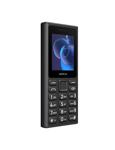 Телефон Nokia 110 DS, 1.8" QVGA, Dual SIM, 4MB RAM/4MB ROM, microSD до 32GB, 1000mAh, IP54, черен - SP01Z07Z2072Y - 1