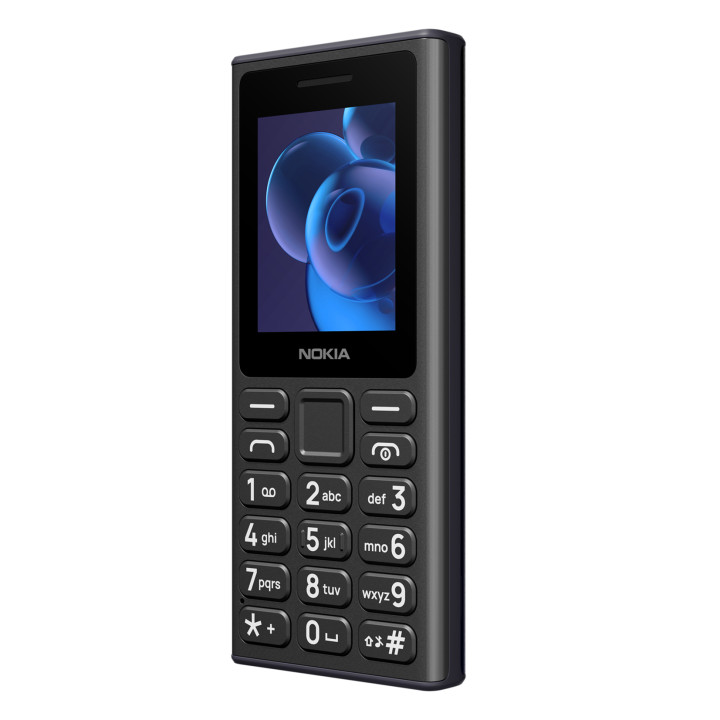 Телефон Nokia 110 DS, 1.8" QVGA, Dual SIM, 4MB RAM/4MB ROM, microSD до 32GB, 1000mAh, IP54, черен - SP01Z07Z2072Y - 2