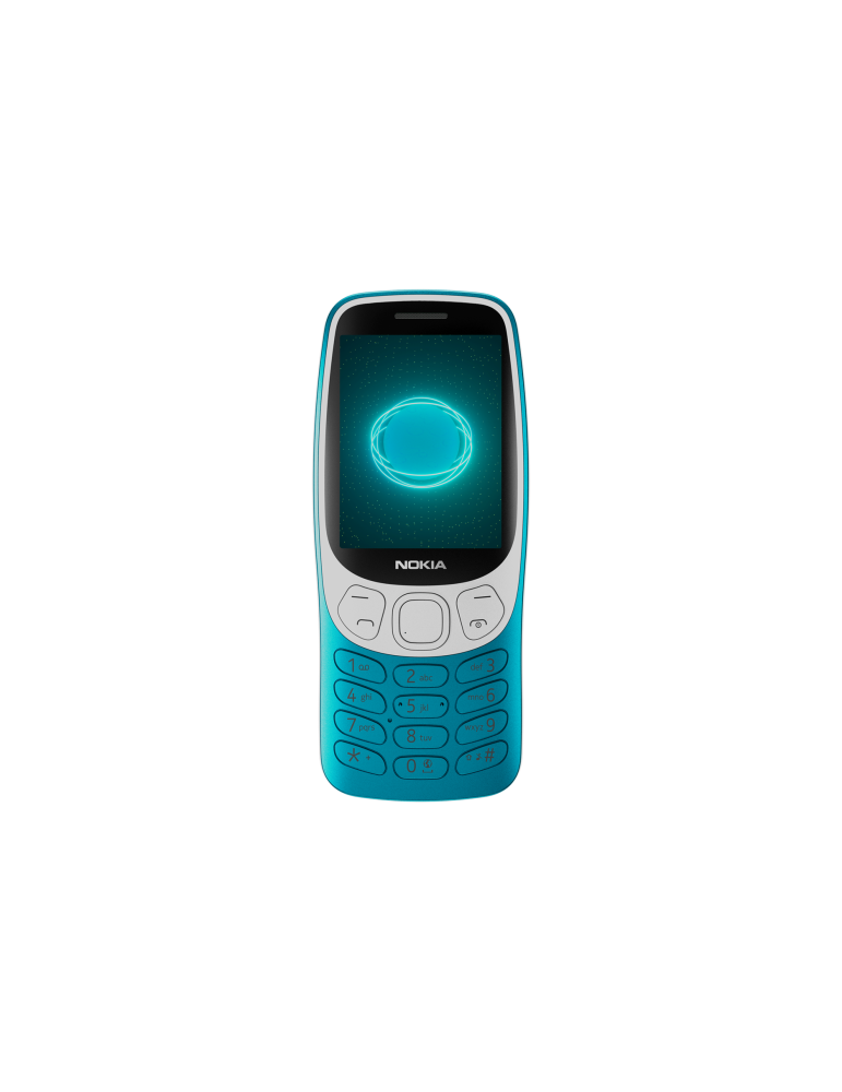Телефон NOKIA 3210 4G DS, 2.4" QVGA, Unisoc T107, 128MB RAM, 64MB ROM, 1450mAh, Dual SIM, S30+, Син - 1GF025CPJ2L09 - 1