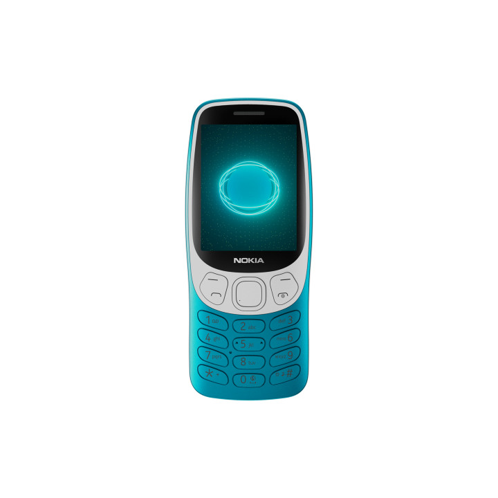 Телефон NOKIA 3210 4G DS, 2.4" QVGA, Unisoc T107, 128MB RAM, 64MB ROM, 1450mAh, Dual SIM, S30+, Син - 1GF025CPJ2L09 - 1